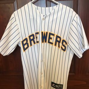 Men’s Ryan Braun Brewer Jersey sz S